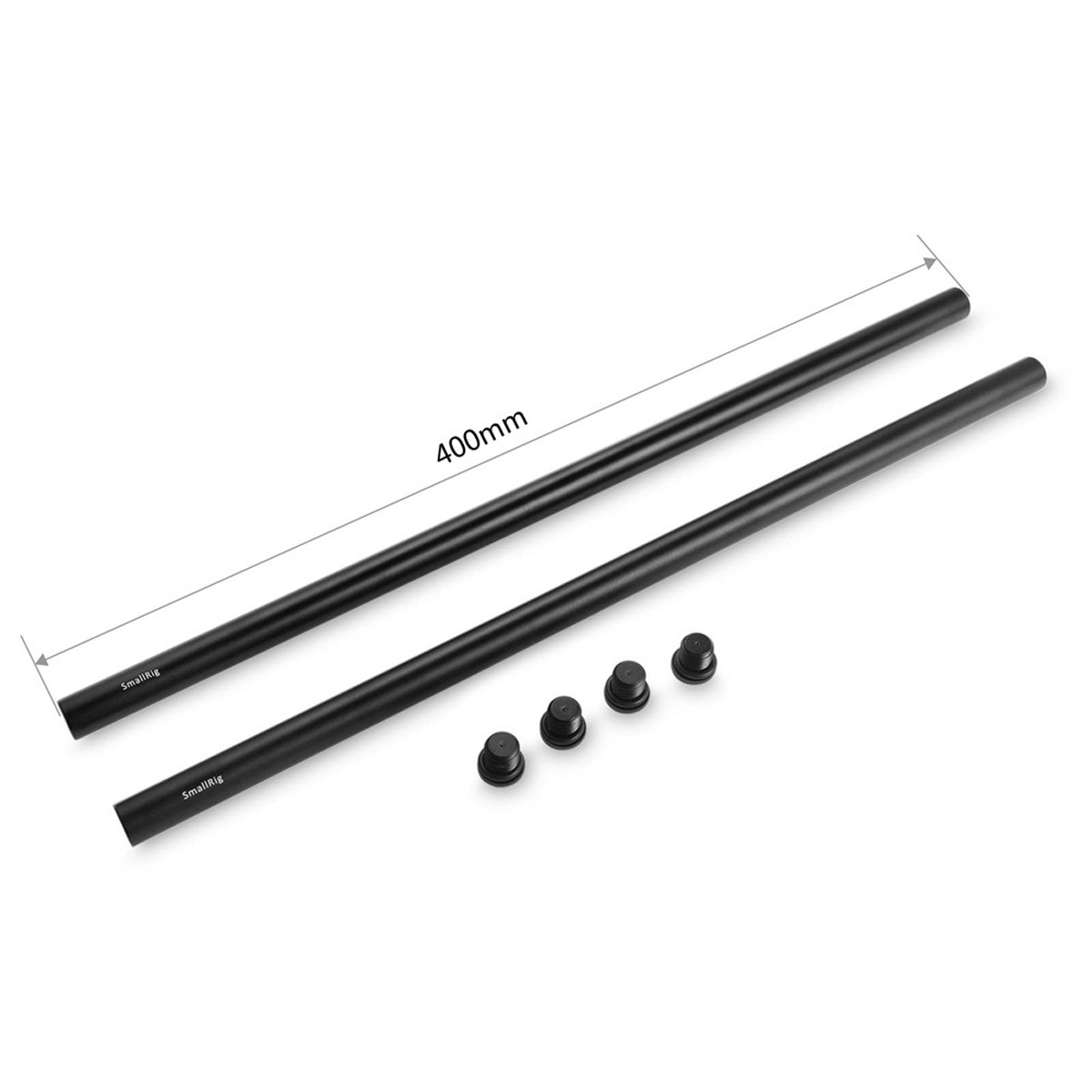 SmallRig 1054 Aluminium-Rods 41 cm, 2-er Pack, mit M12-Innengewinde (15 mm)