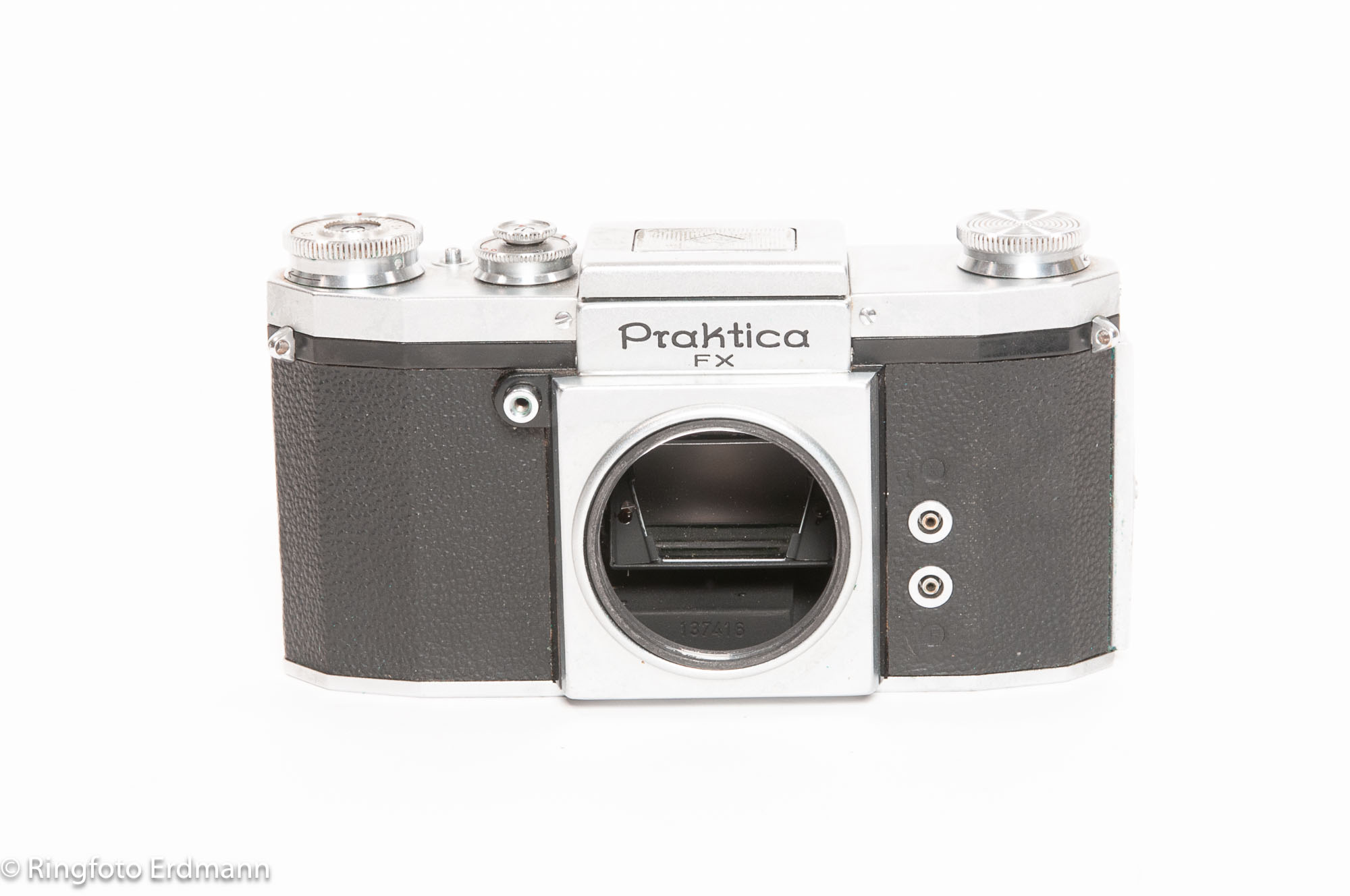 Praktica FX mit Spiegelsucher und Tasche - Auslösung defekt