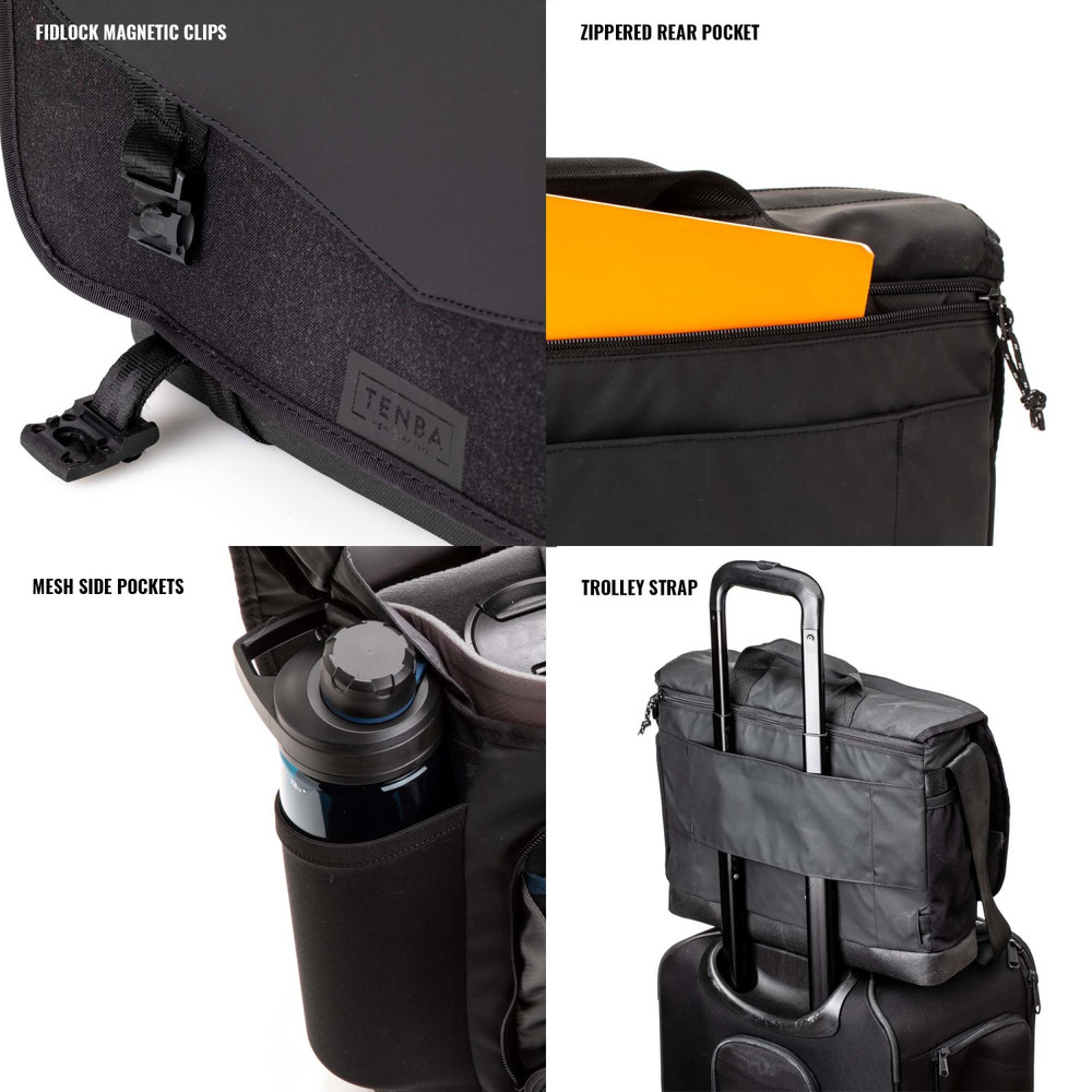 Tenba Tasche Messenger DNA 16 Slim schwarz 0816779022903