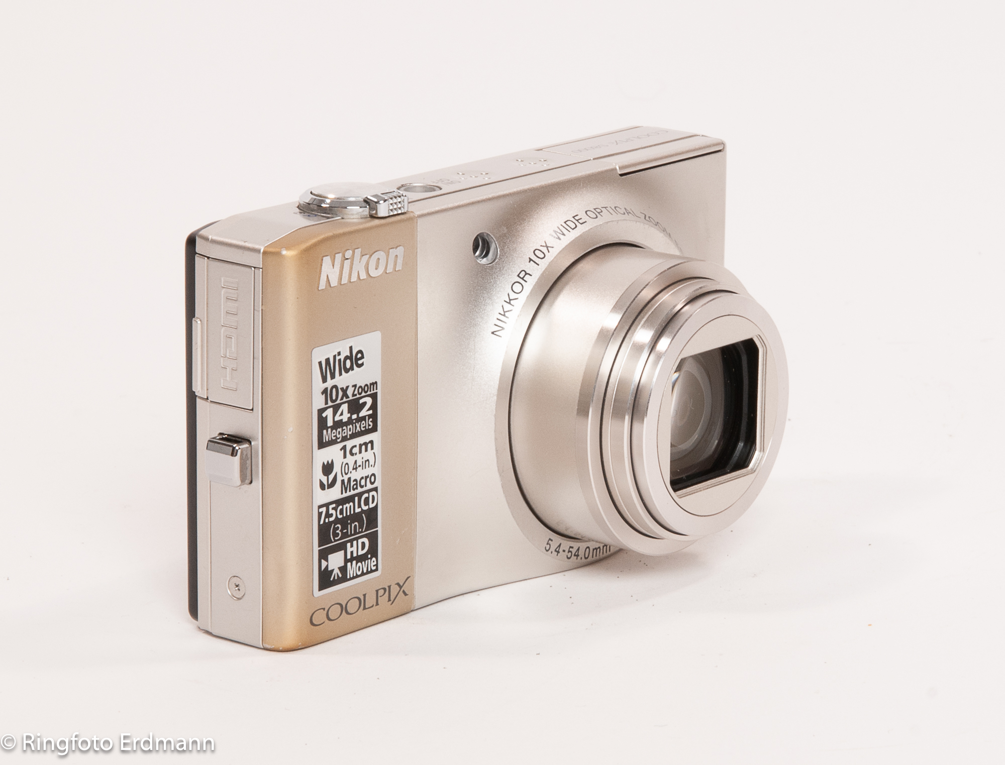 Nikon Coolpix S8000 silber - gebraucht