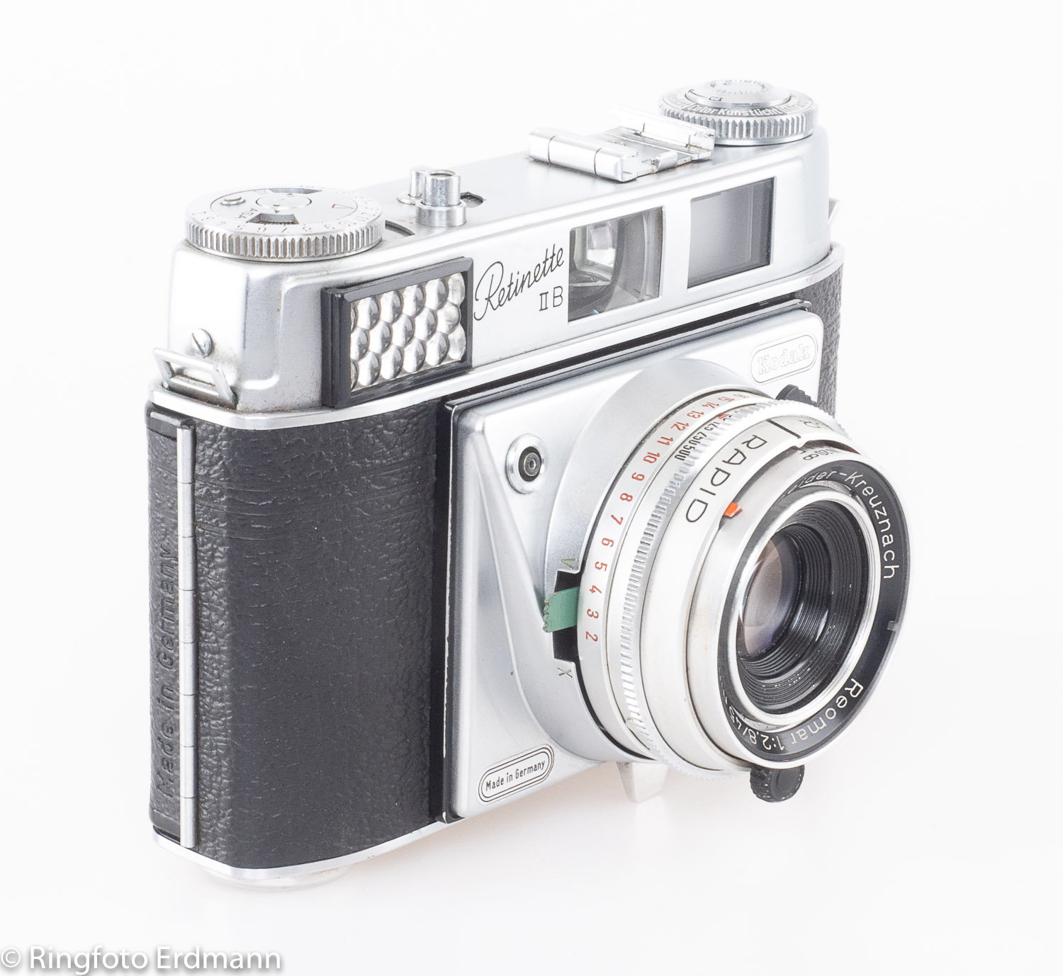 Kodak Retinette II B inklusive Tasche, Streulichtblende + Filter - gebraucht 0000000002695
