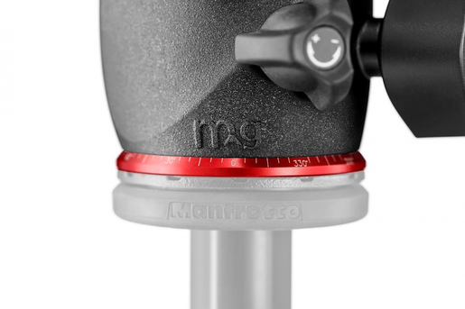 Manfrotto XPRO Magnesium Kugelkopf mit Top Lock Schnellwechselplatte