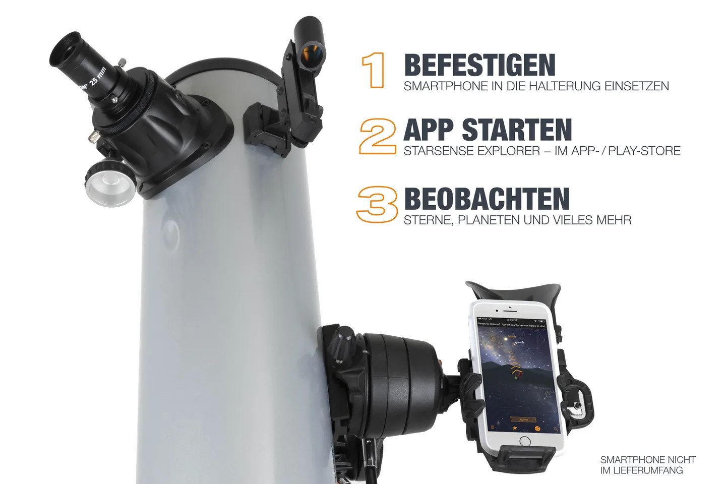 Celestron StarSense Explorer DX 130 Newton Teleskop 0050234224611