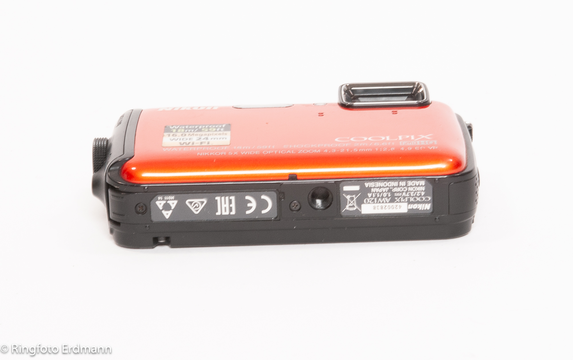 Nikon Coolpix AW120 orange - gebraucht