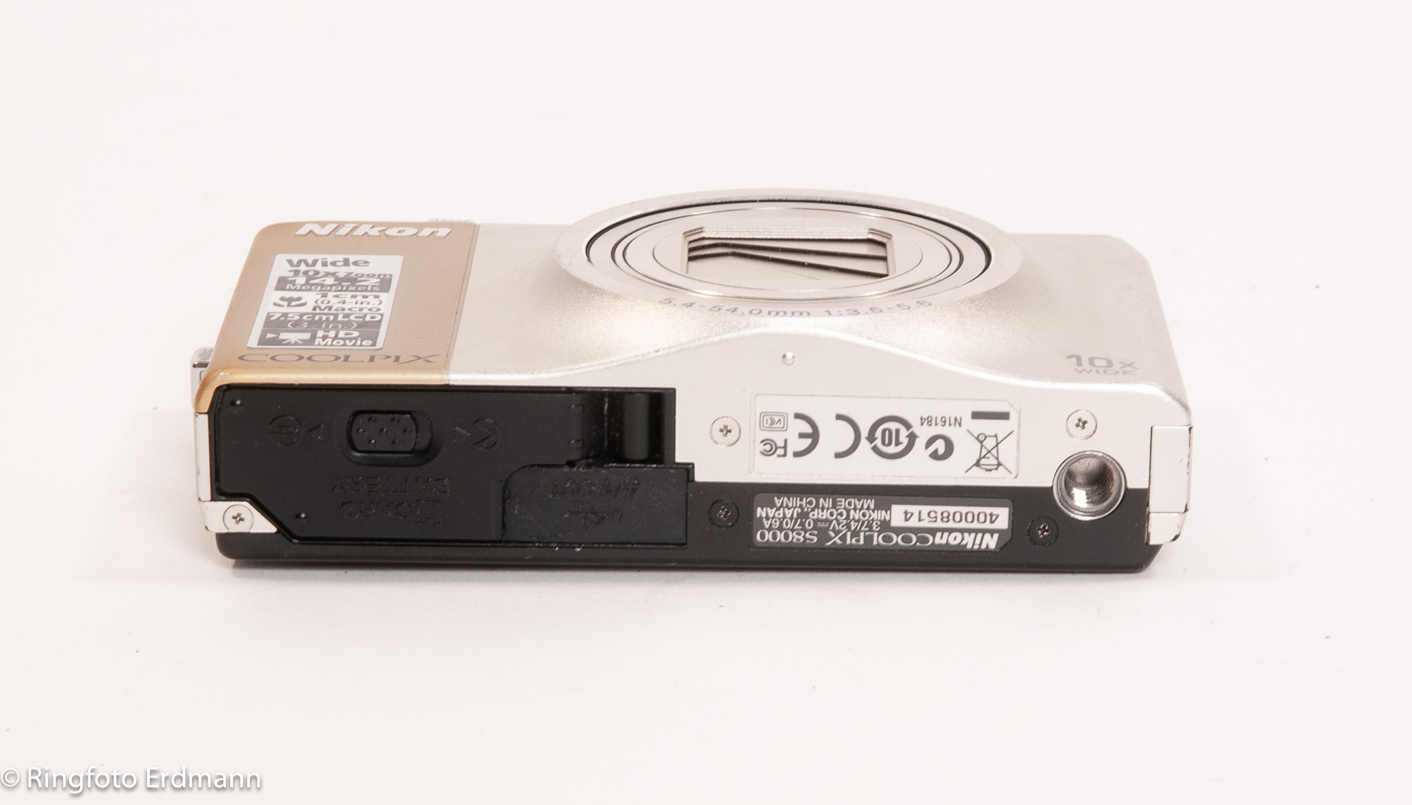 Nikon Coolpix S8000 silber - gebraucht