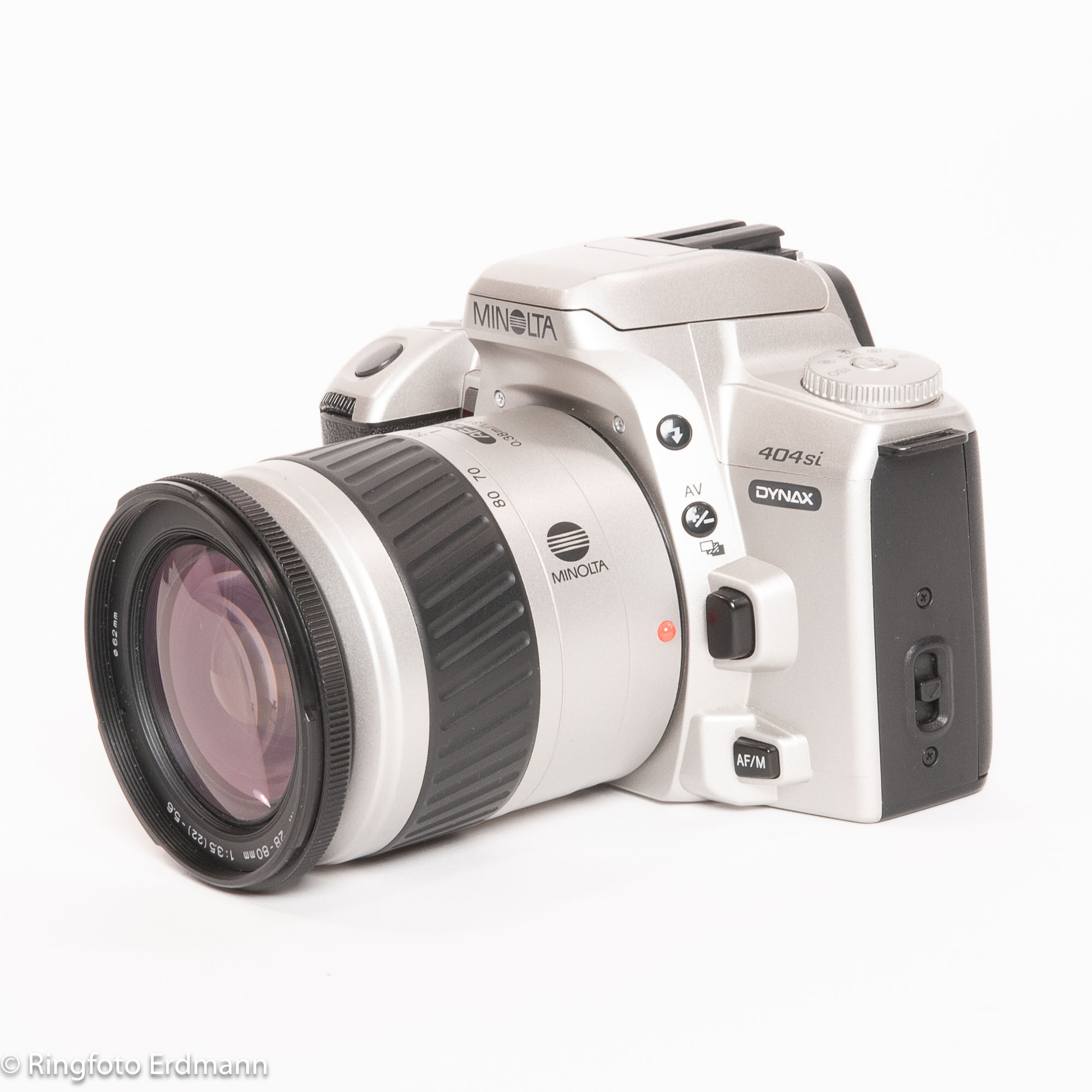 Minolta Dynax 404 SI silber + AF 28-80/3,5-5,6 - gebraucht