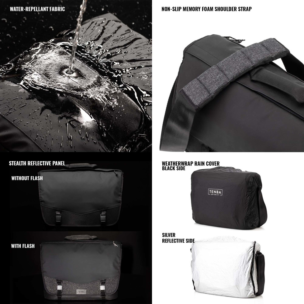 Tenba Tasche Messenger DNA 16 Slim schwarz 0816779022903