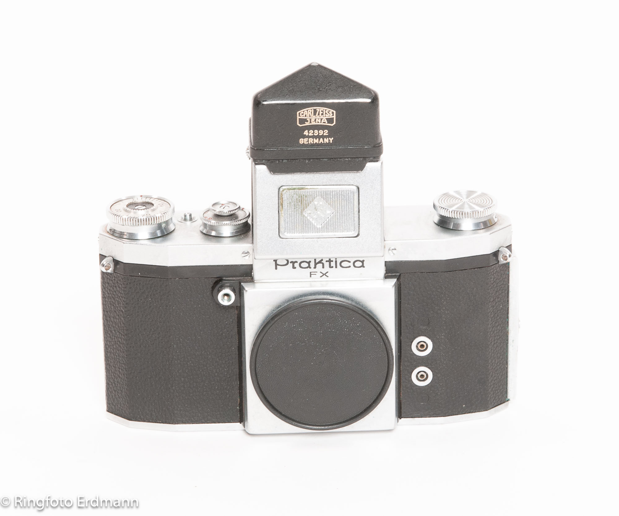 Praktica FX mit Spiegelsucher und Tasche - Auslösung defekt
