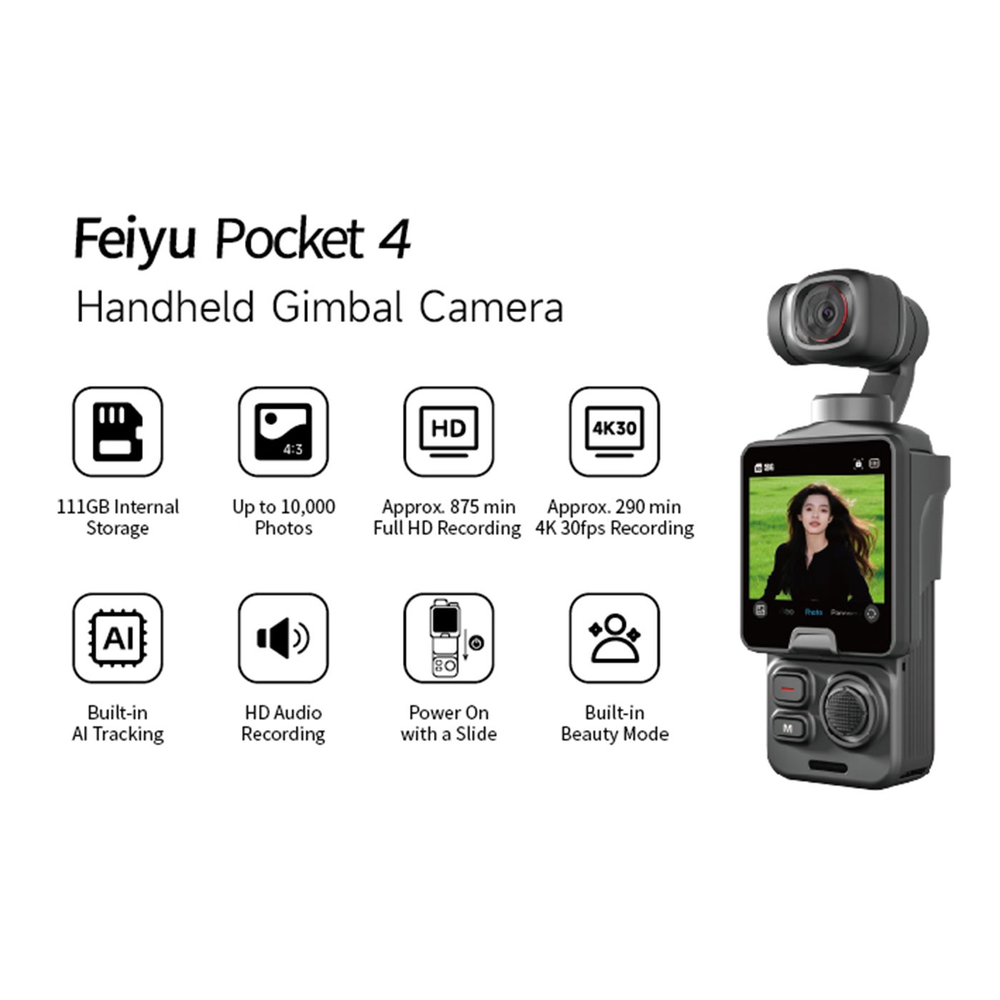 FeiyuTech Pocket 4 Gimbalkamera