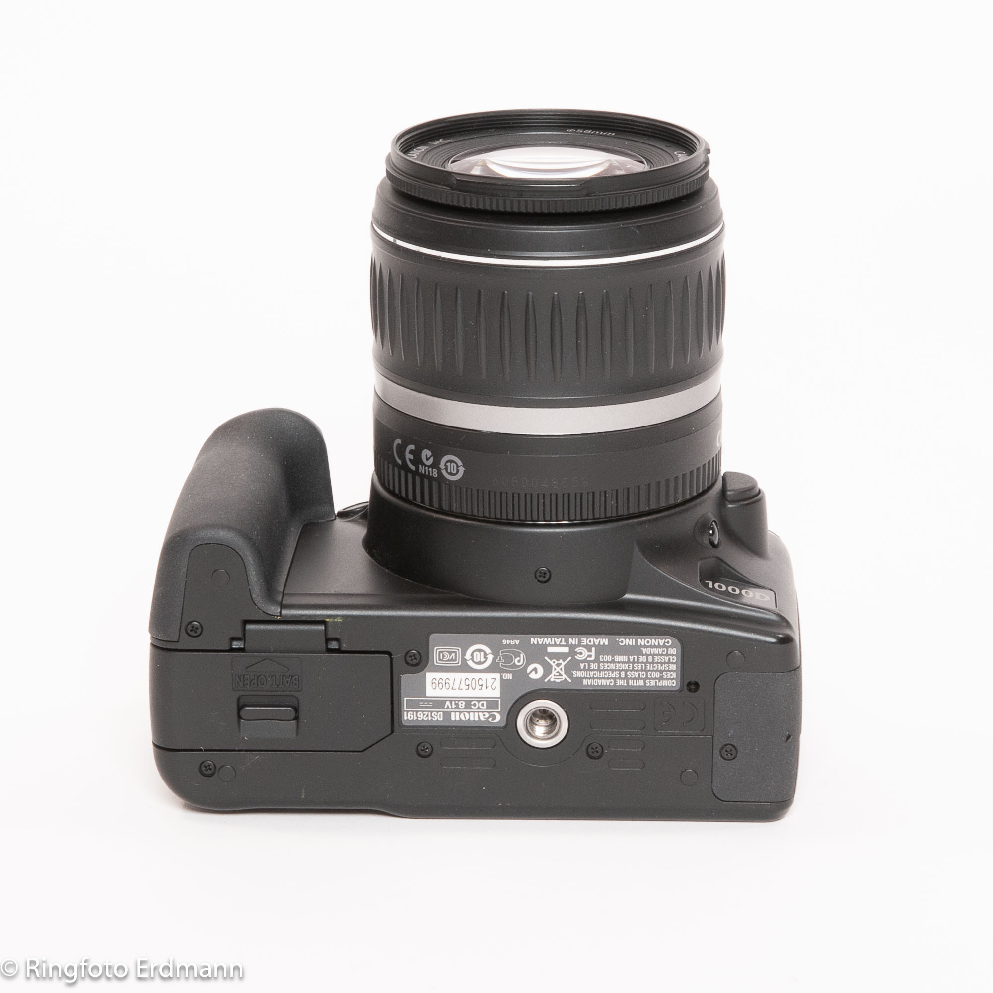 Canon EOS 1000D + Canon EF-S 18-55/3,5 - gebraucht