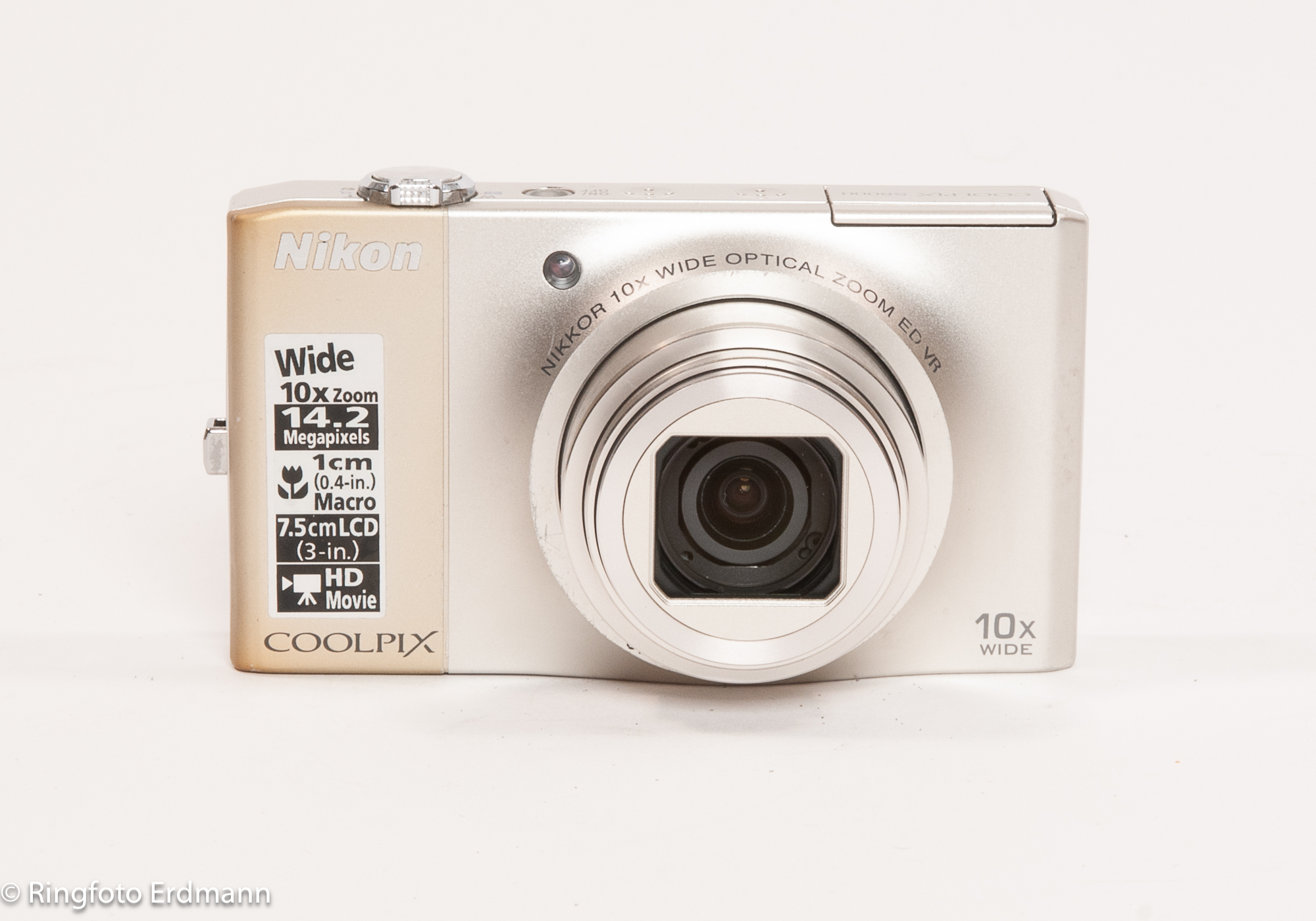 Nikon Coolpix S8000 silber - gebraucht