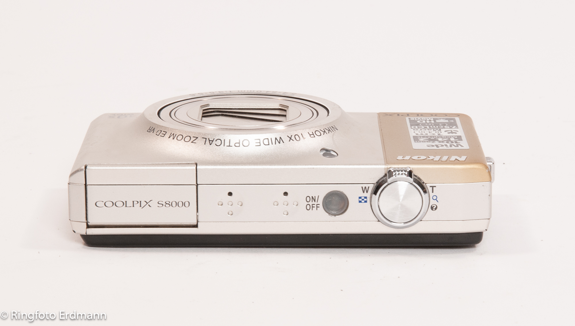 Nikon Coolpix S8000 silber - gebraucht