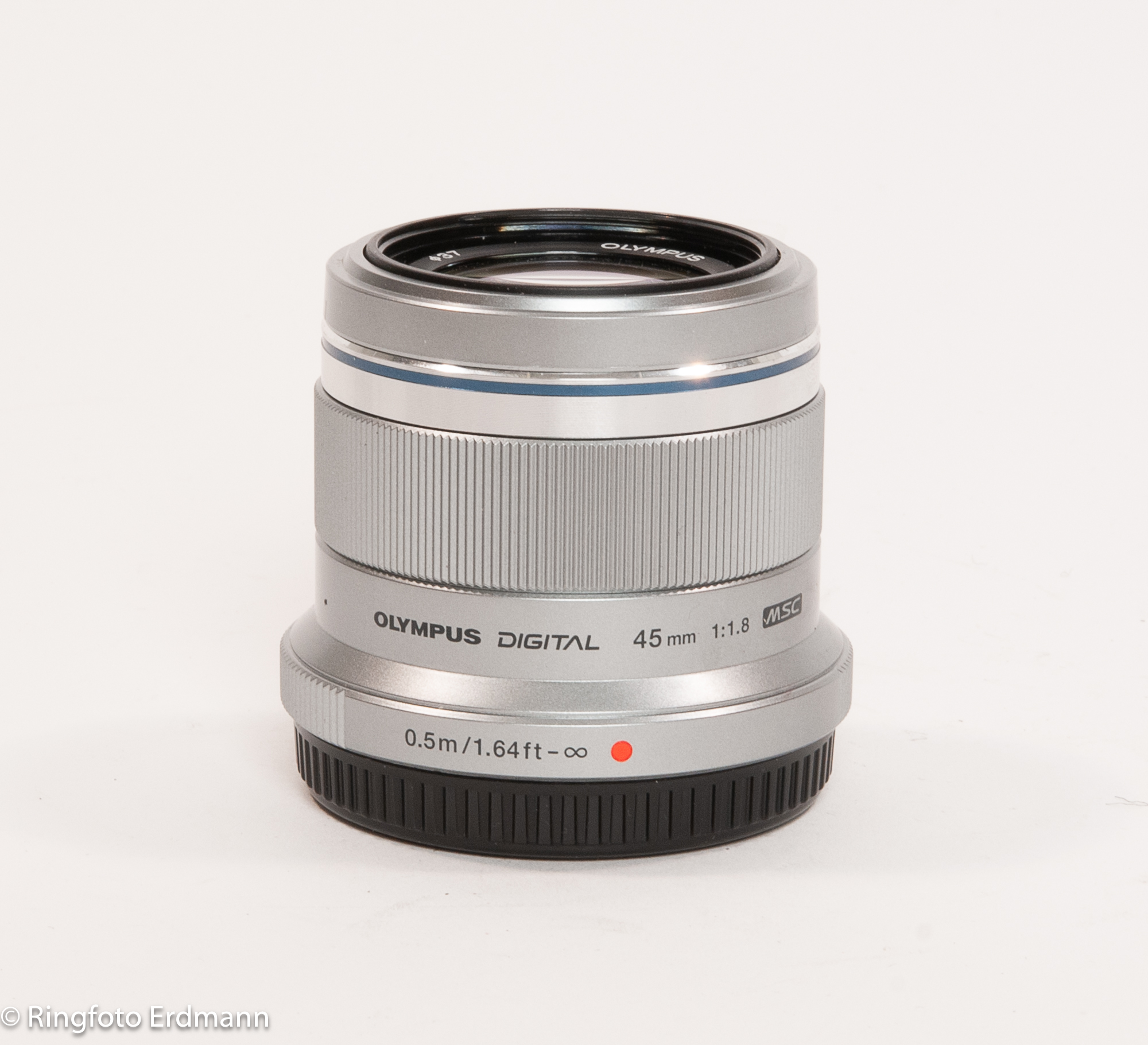 Olympus M.Zuiko 45/1,8 silber - gebraucht