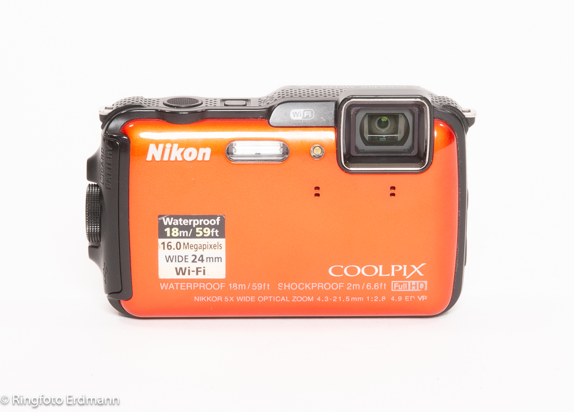 Nikon Coolpix AW120 orange - gebraucht