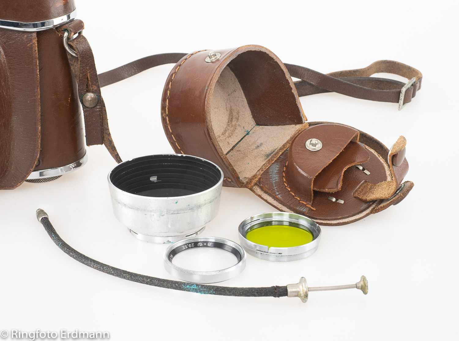 Kodak Retinette II B inklusive Tasche, Streulichtblende + Filter - gebraucht 0000000002695