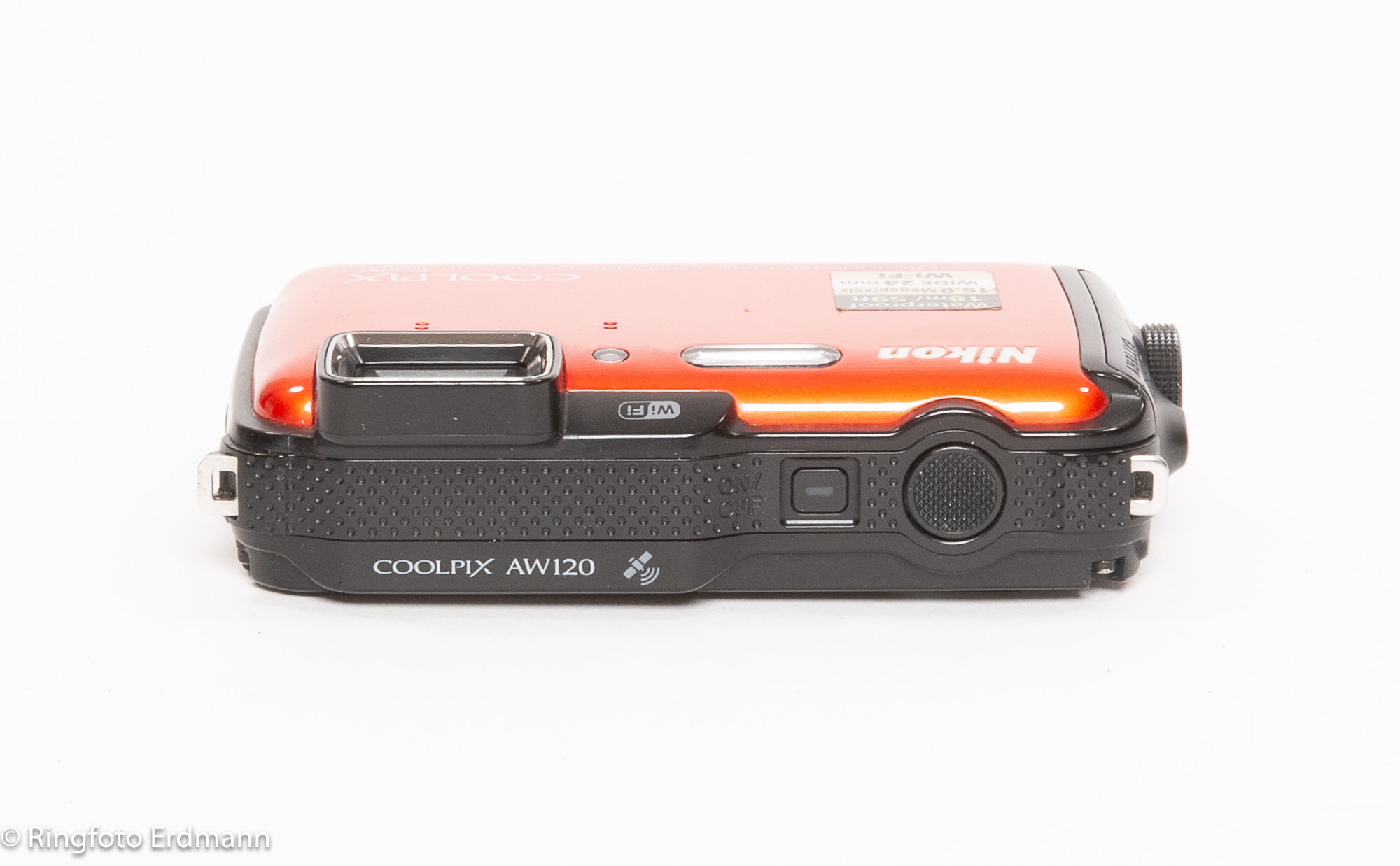 Nikon Coolpix AW120 orange - gebraucht