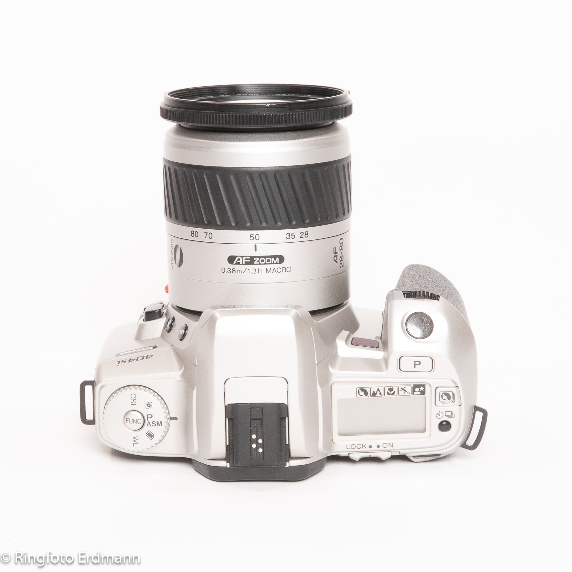 Minolta Dynax 404 SI silber + AF 28-80/3,5-5,6 - gebraucht