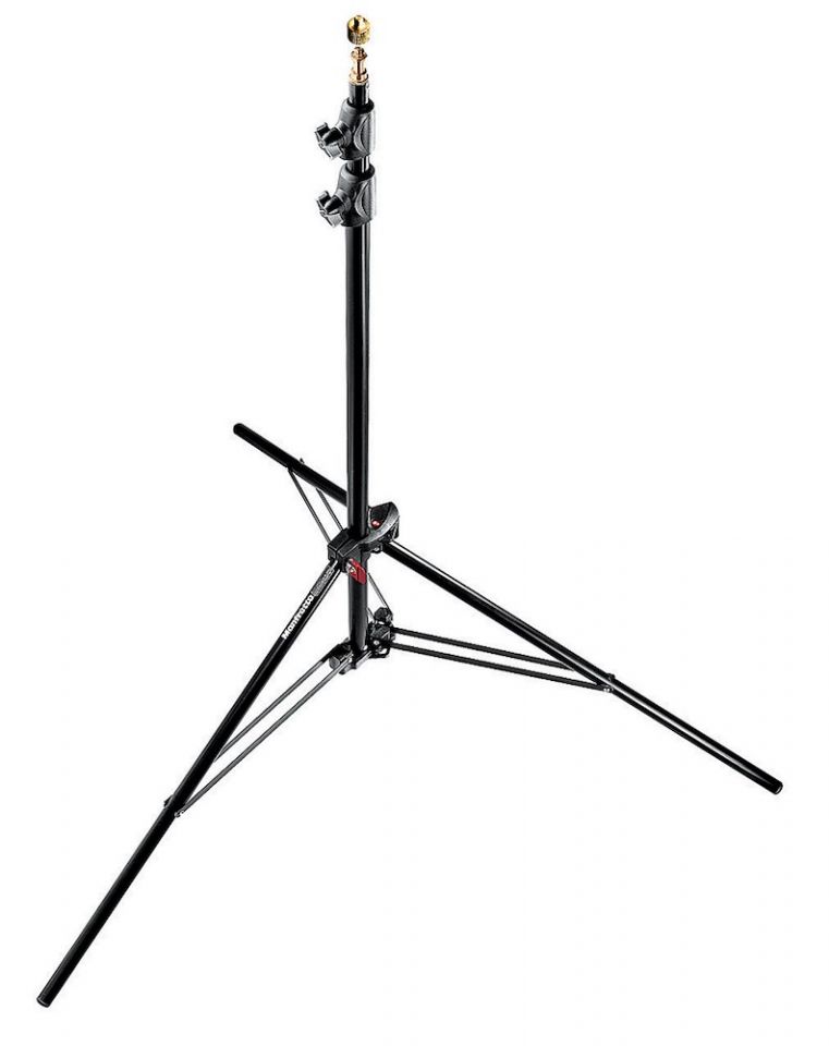Manfrotto 1052 Compact Alu Lampenstativ mit Luftfederung Höhe 211cm, bis 4kg belastbar 8024221550801