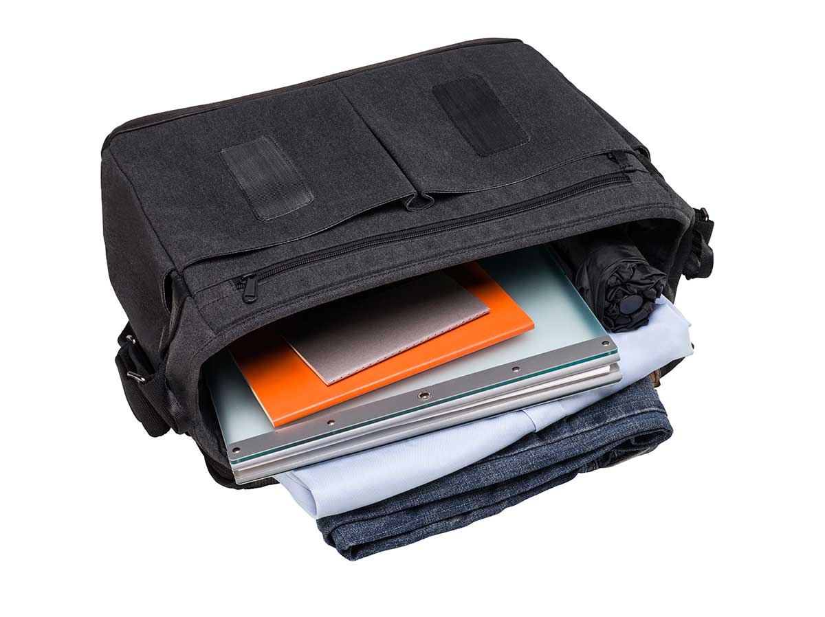 Tenba Tasche Cooper 15 Slim grau Canvas 0816779020350