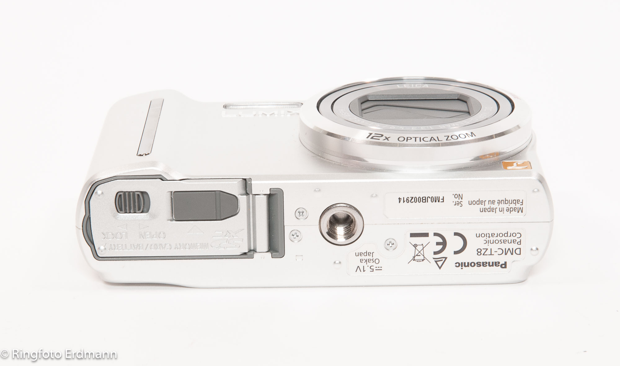 Panasonic Lumix DMC-TZ8 silber - gebraucht 8880000006958